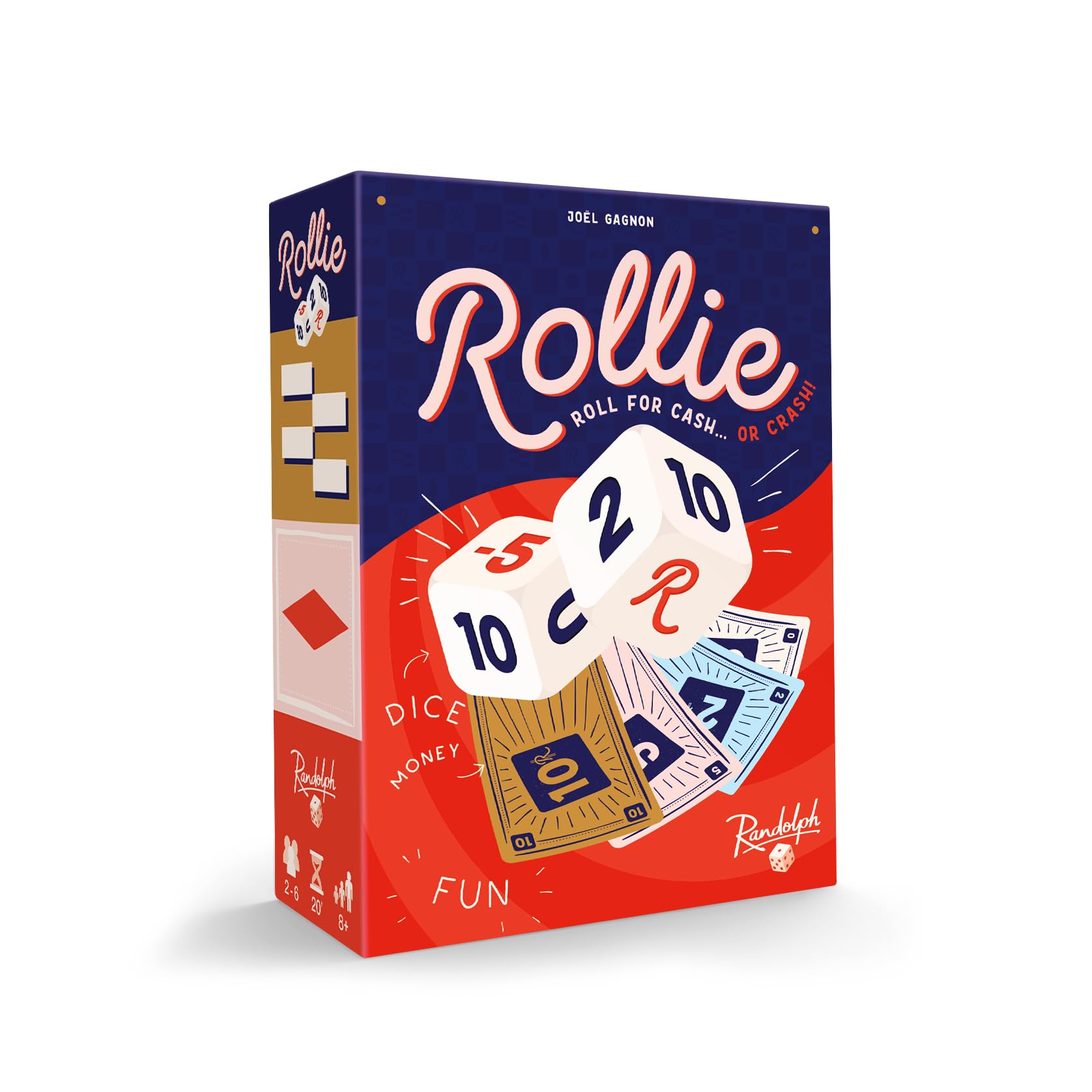 Amazon.com: Randolph Rollie | Press Your Luck Dice Rolling Card